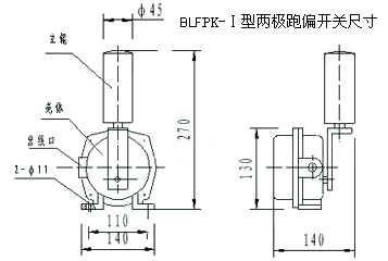 礦用本安型PK1-2B-W皮帶跑偏開(kāi)關(guān)_跑偏開(kāi)關(guān)化工廠跑偏開(kāi)關(guān)銷(xiāo)售