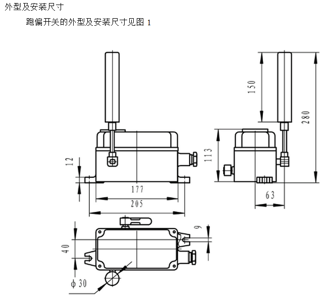 防偏開關(guān) 跑偏開關(guān)PK1-2B-R485-TH_防偏開關(guān)KBW-220p跑偏控制器工廠直供