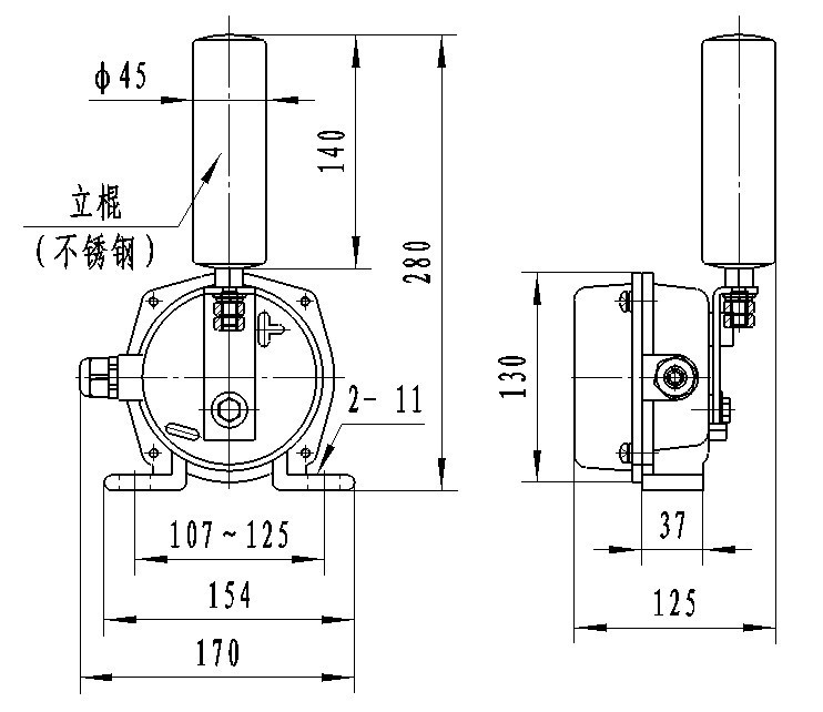 防爆跑偏開關(guān)GUB-K-II_防爆跑偏開關(guān)煤礦用跑偏開關(guān)