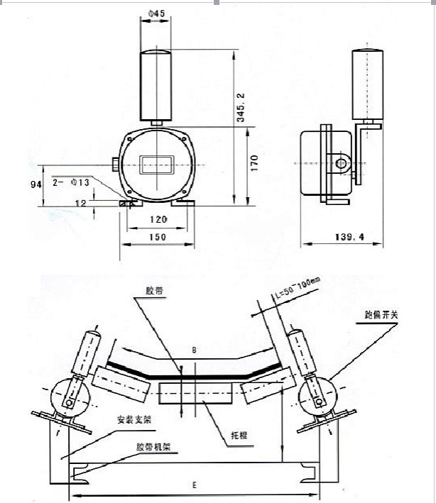 兩級(jí)跑偏開(kāi)關(guān)XT-CLB-A2 做精做強(qiáng)_兩級(jí)跑偏開(kāi)關(guān)KBW-220P防爆兩級(jí)跑偏開(kāi)關(guān)