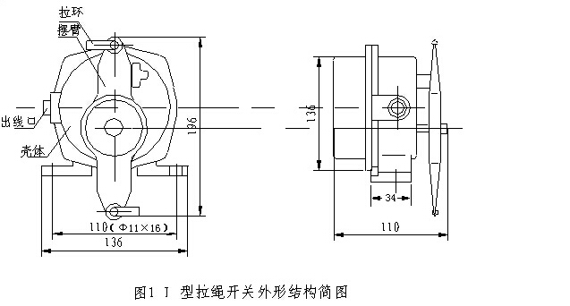 現(xiàn)貨QZLS-I,QZLS-II雙向拉繩開關_拉繩開關雙向平衡拉繩開關價格