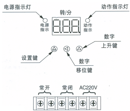 欠速開關HQSK600/10\220VAC生產(chǎn)廠家