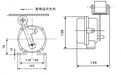 速度開關(guān)，測(cè)速傳感器XSAV11801（低速型）高低速速度開關(guān)